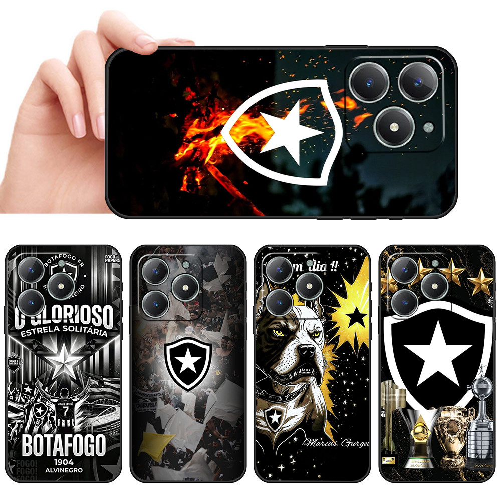 Telefone De silicone Macio À Prova D'água Realme C51S C67 C68 C63 C61 P1 Note 50 Estilo PretoBranco Rio Capa Protetora a