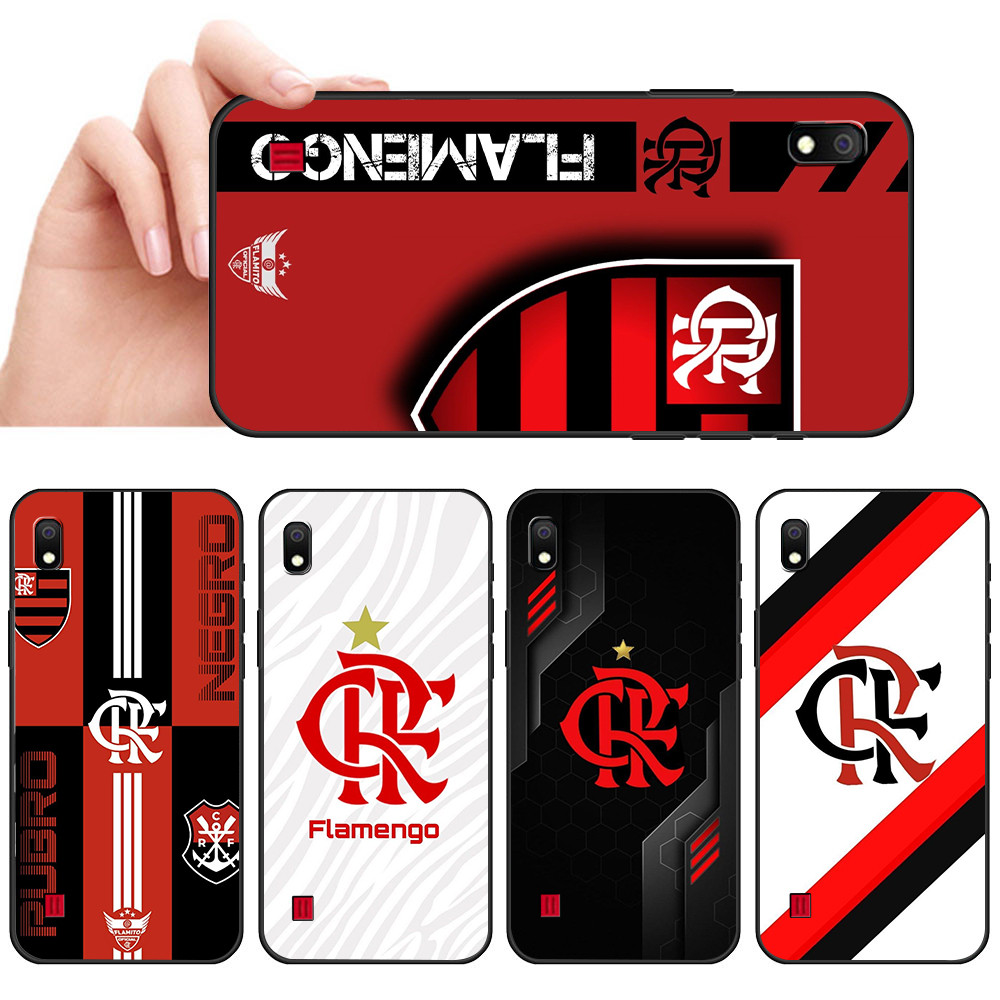 Telefone De silicone Macio À Prova D'água Samsung A6 A7 A8 A9 A01 A02 A10 A10S Vibração VermelhoPreto Rio Capa Protetora