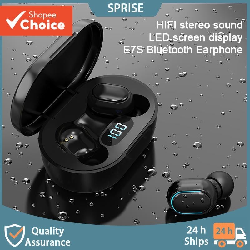 SPRISE TWS-7 Fones De Ouvido Portáteis Sem Fio Bluetooth Fone Estéreo De Alta Qualidade Para Jogos