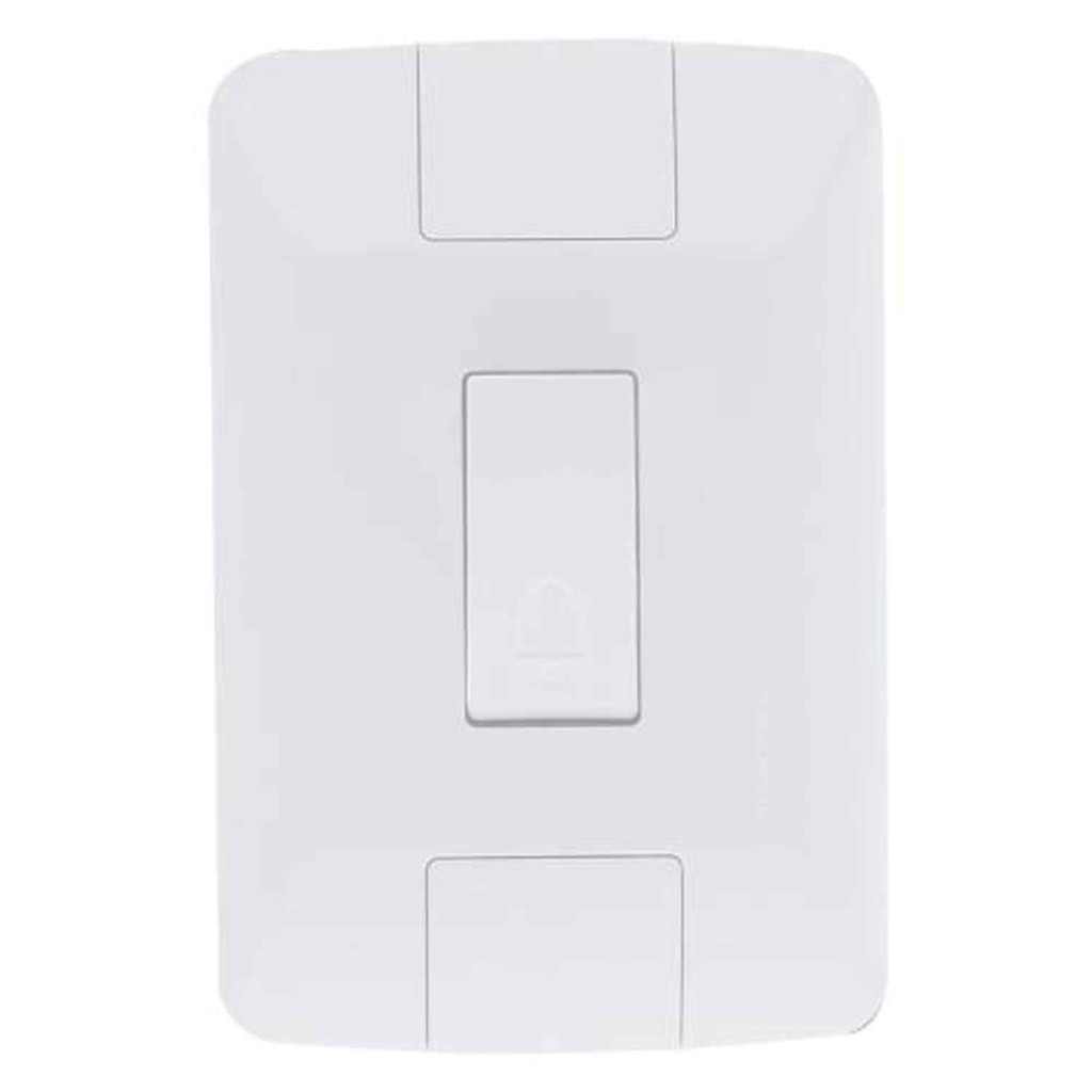 Interruptor Paralelo 6A Tramontina Linha Aria - Branco - Sistema Modular - Fixação Facilitada