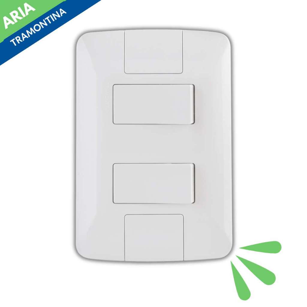 Interruptores Paralelos 6A 250V Branco Aria Tramontina