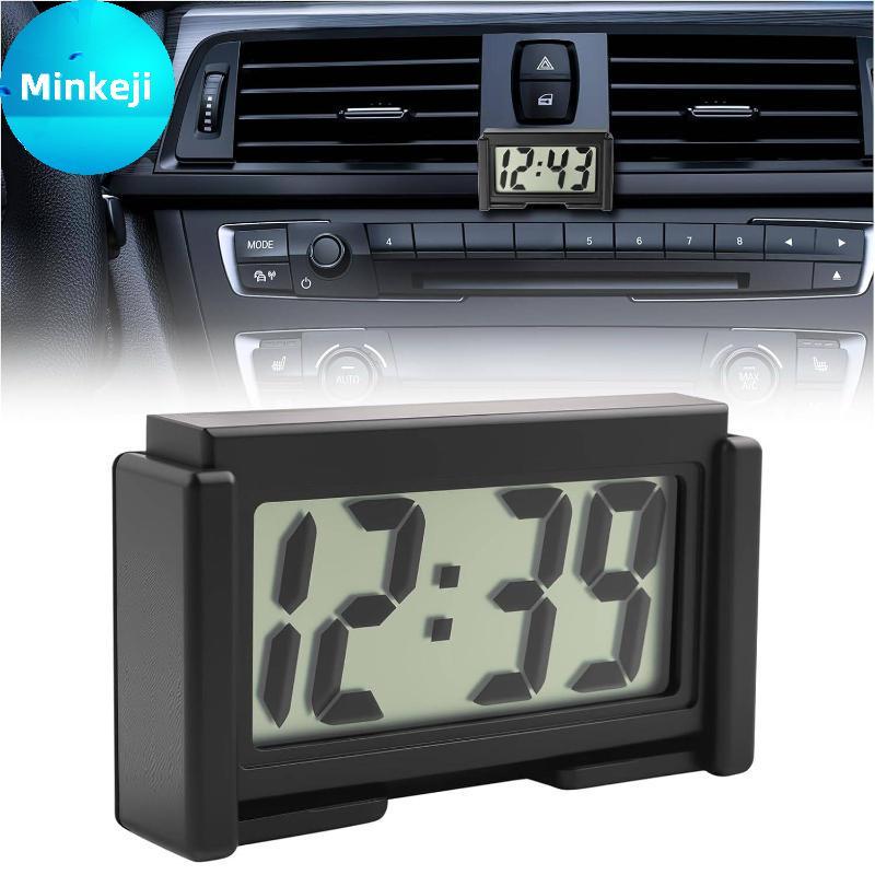 Milleji Mini Painel Digital Do Carro Clo 12V Portátil Grande Tela De Tempo LCD Para Fácil Visualização Dentro De Qualque