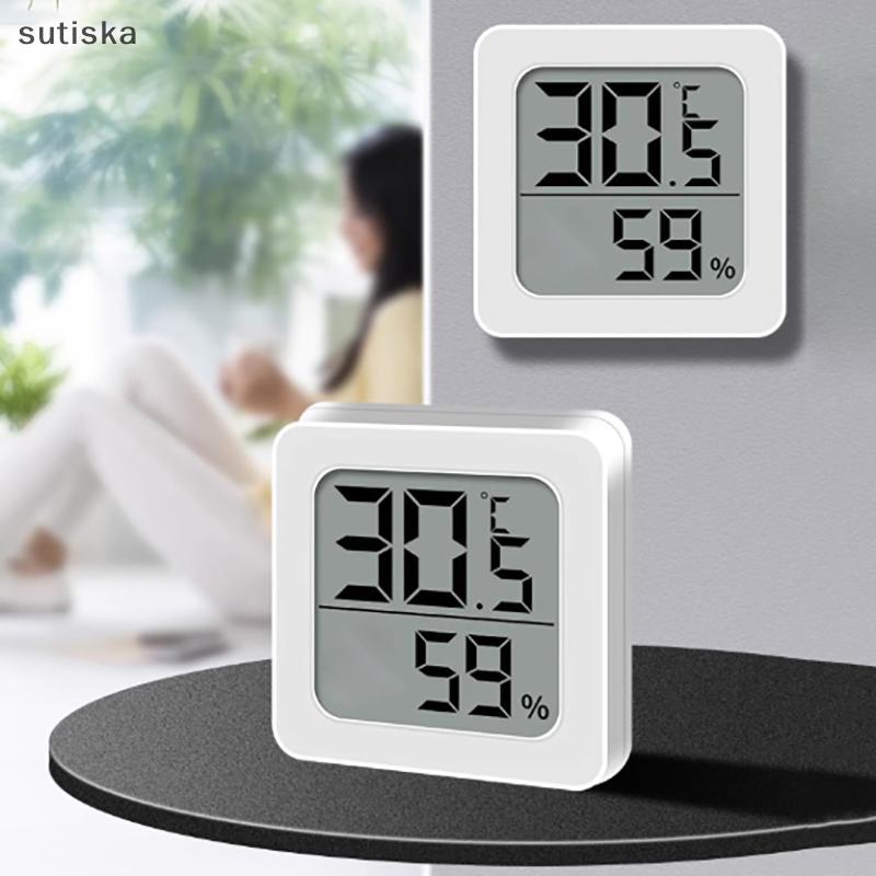 sutiska Multifuncional ElectronicTemperature Grande Tela LCD Mesa De Umidade Clo Monitoramento Automático BR