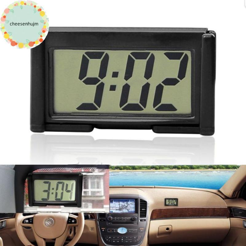 cheesenhujm Mini Digital Car Clo Tela Grande Ultra-Fino Não-Obstrutivo Painel Eletrônico Para Todos Os Tipos De Carros B