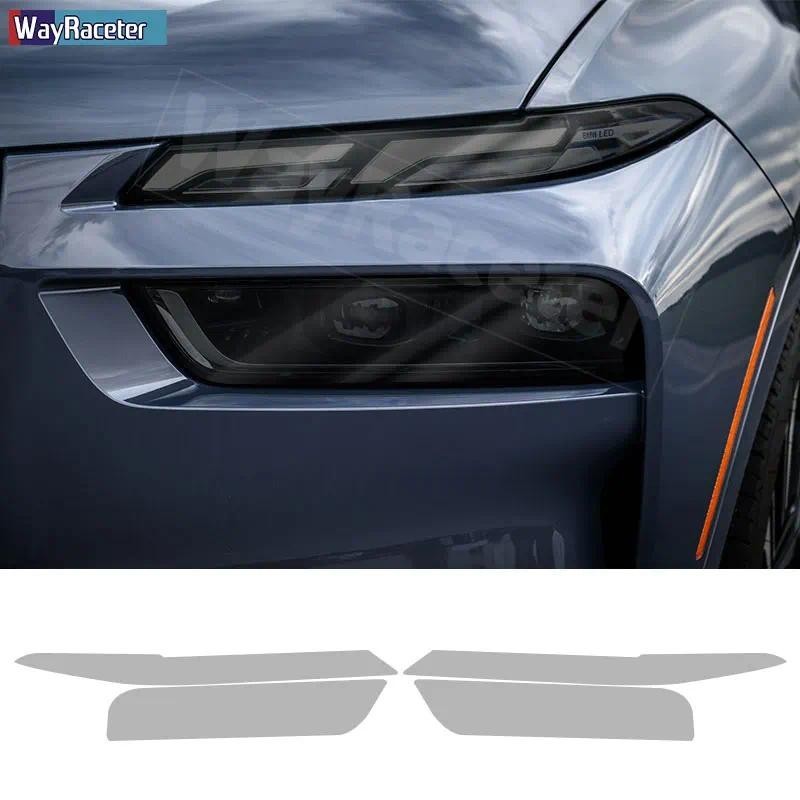 2 Pçs Película Protetora Do Farol Carro Transparente Fumaça Preto TPU Adesivo Para BMW X7 2022 Facelift 2023 G07 M50 M60