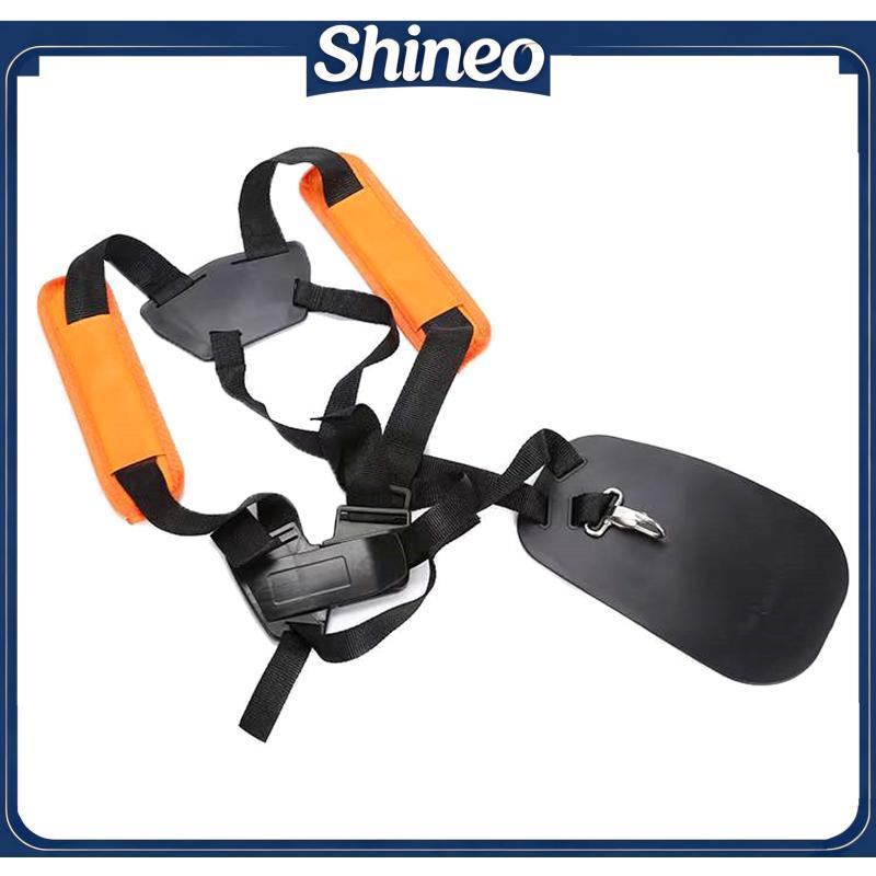 SHINE Escova Cortador Cinta Trimmer Alça De Ombro De Grama Arnês Economia De Trabalho W Forma Duplo Náilon BR
