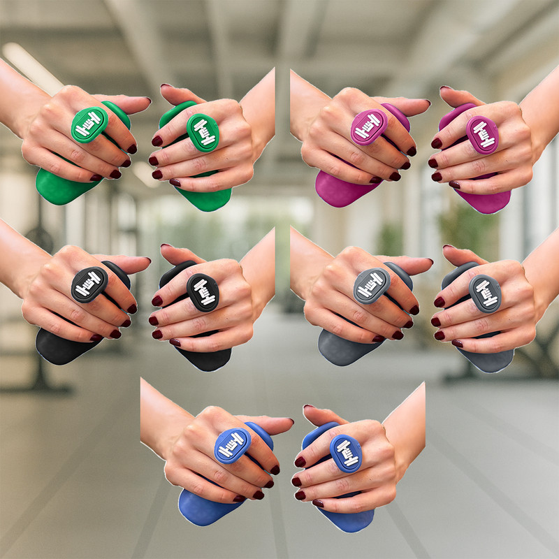 Hand Grip Para Crossfit C/ Suporte Entre Os Dedos Estilo Clean Leve e Seguro