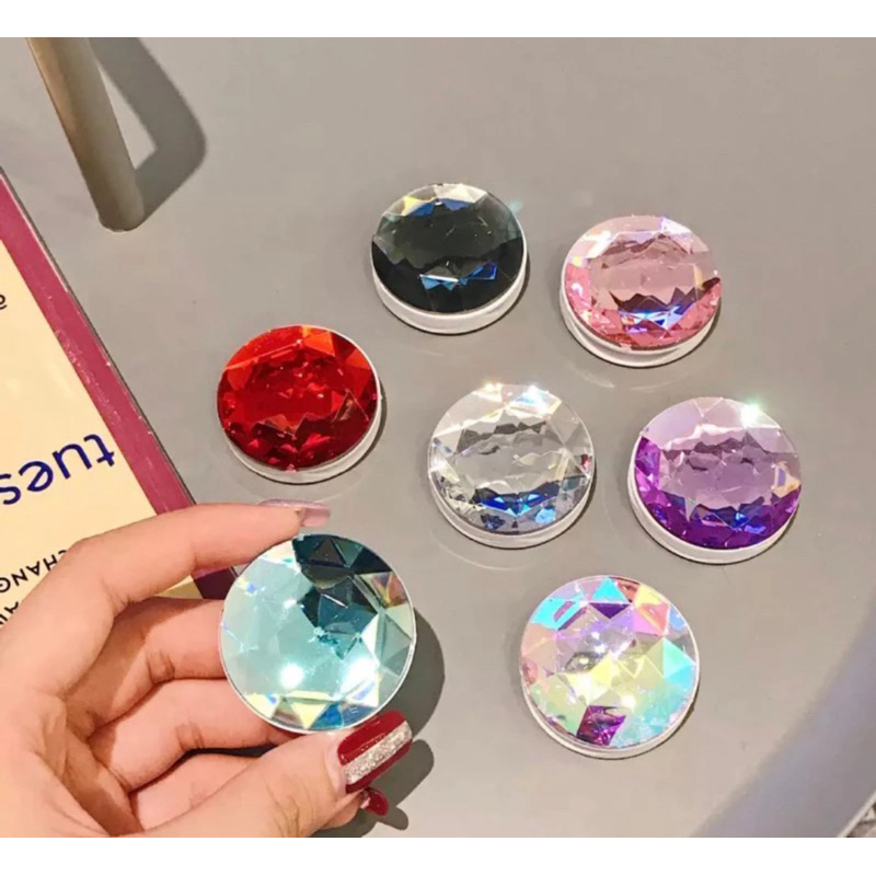 Pocket Socket Suporte Celular Dedo e Popsocket Diamente