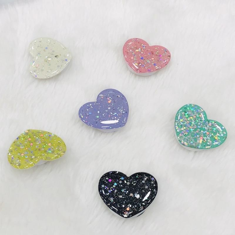Pop Socket Coração Suporte De Dedo