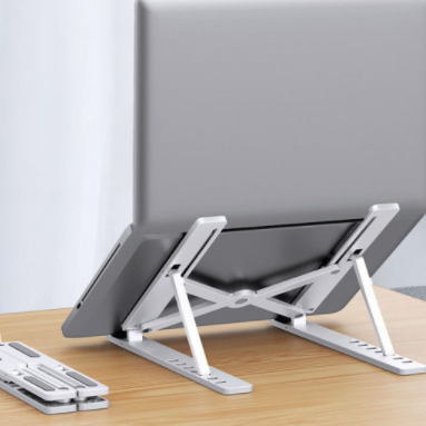 1 Suporte Apoio De Notebook Laptop Compacto Articulado Home Office Suporte Notebook Preto