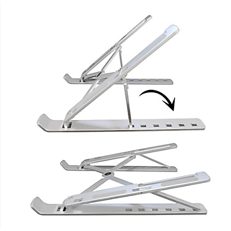 2 kits Suporte Apoio De Notebook Laptop Compacto Articulado Home Office / Suporte Notebook / Porta Notebook Preto
