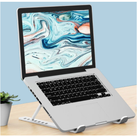 3 kits Suporte Apoio De Notebook Laptop Compacto Articulado Home Office / Suporte Notebook / Porta Notebook Preto