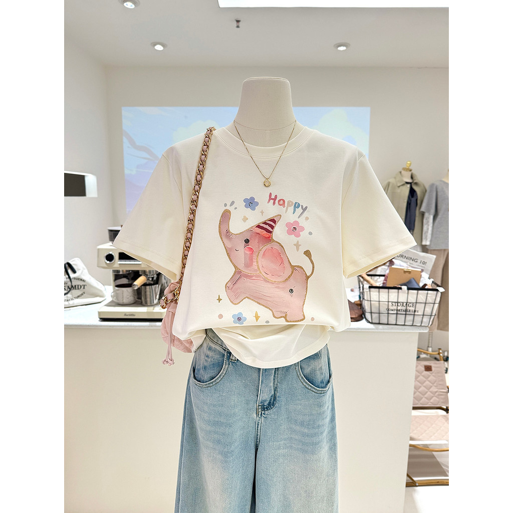 [Camiseta Premium Algodão Puro]LA Korean Shirt Style 