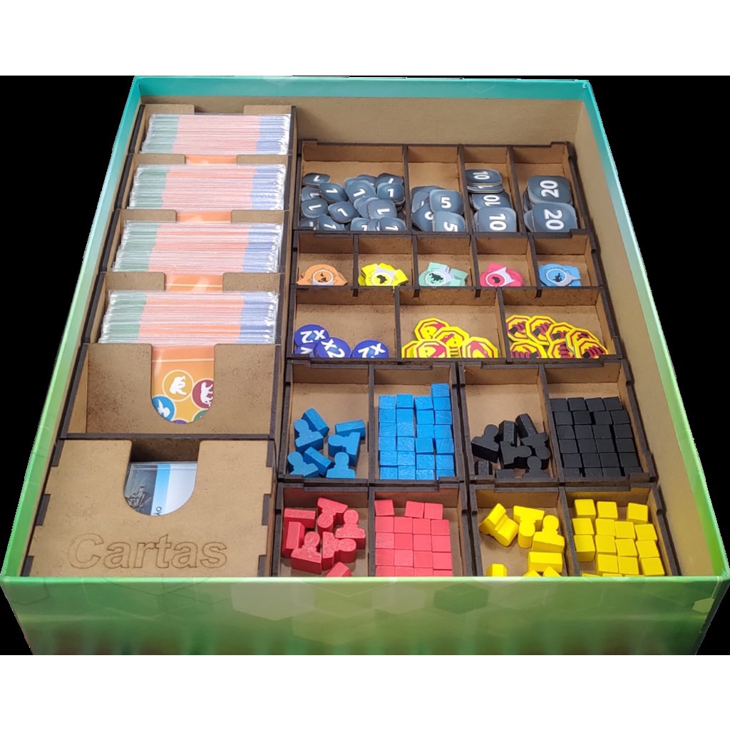 Organizador MDF para Ark Nova com Overlay