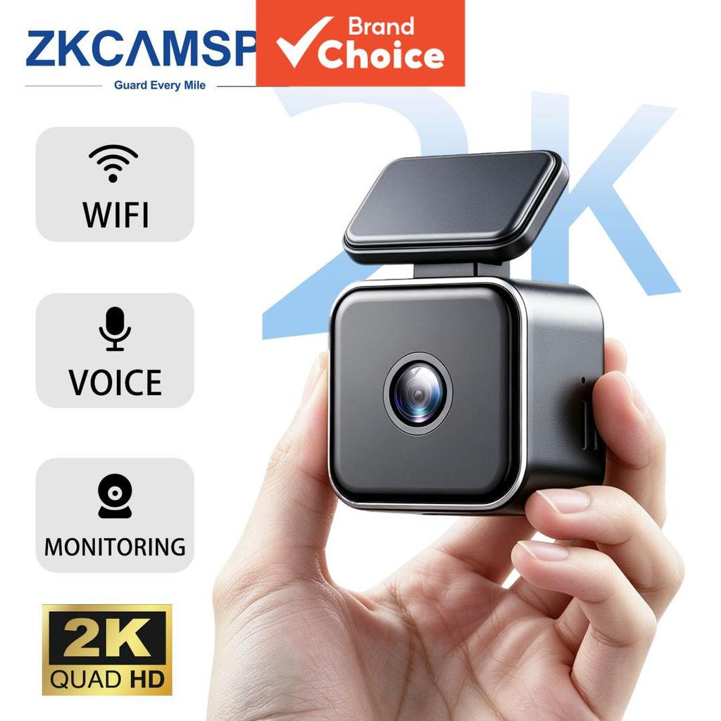 Gravador De Carro WIFI Frontal 2k Dash Cam Com Controle De Voz Por Aplicativo Gps Auto Hdr