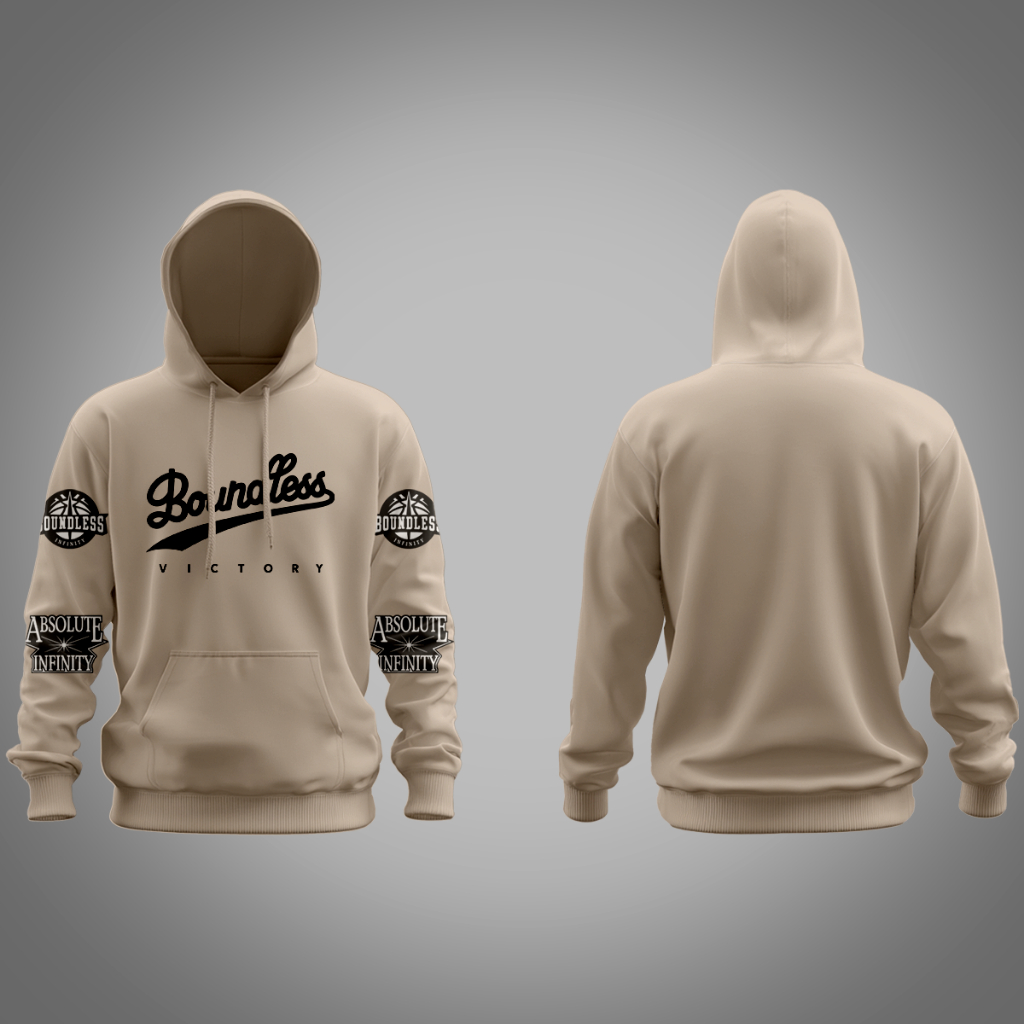 Moletom Canguru Estampado Blusa de Frio Estilosa Boundless Victory Moda Streetwear Urbano Oferta