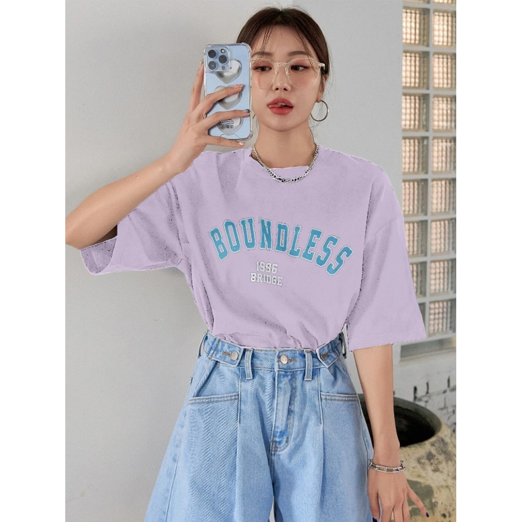 Camiseta Oversized Streetwear Estampada Boundless 1996 Bridge Blusa Oversized Unissex Plus Size