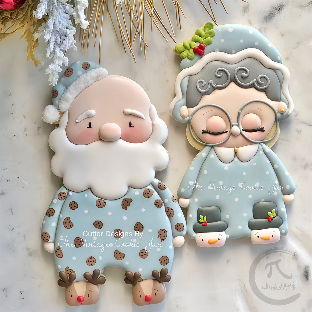 Ins Natal Papai Noel Confeiteiro Molde de Biscoito Decoração de Bolo Boundless Grande Caixa de Presente Ferramenta de Im
