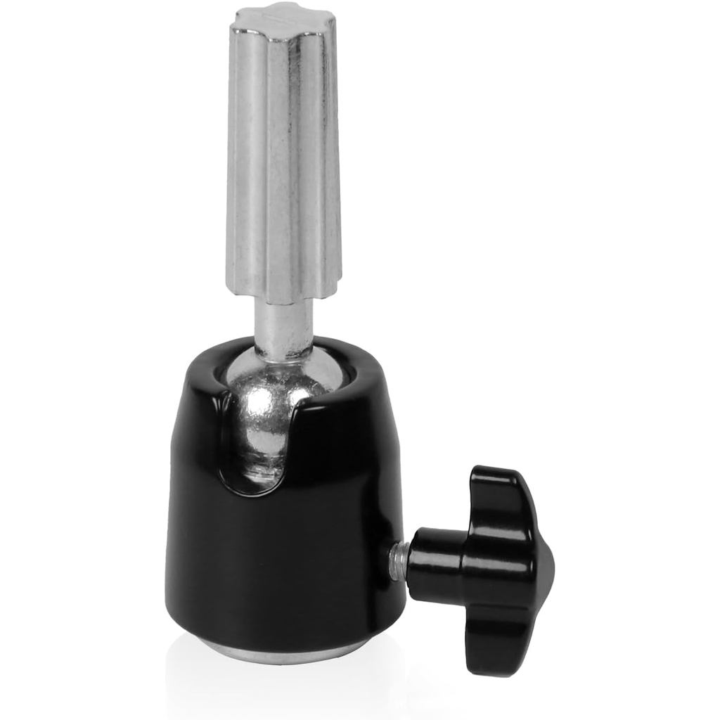 Wig Head Stand Adapter – Metal Mannequin Tripod Joint, 3/8'' Bolt – Fits Most Mannequin Heads, Canvas Block, Styrofoam H