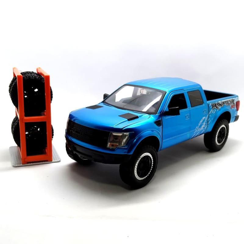 Ford F-150 Raptor 2011 Jogo Rodas 1:24 Jadatoys Just Trucks Defeito