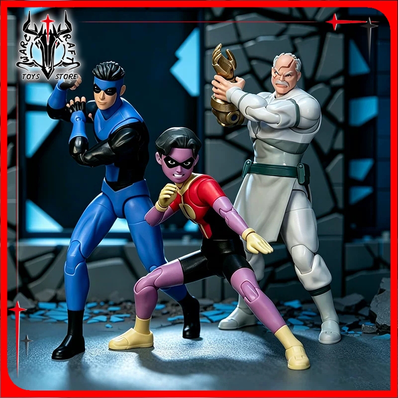 Figuras De Ação Articuladas Jadatoys Invincible Mark Greyson & Conquest Omni-Man