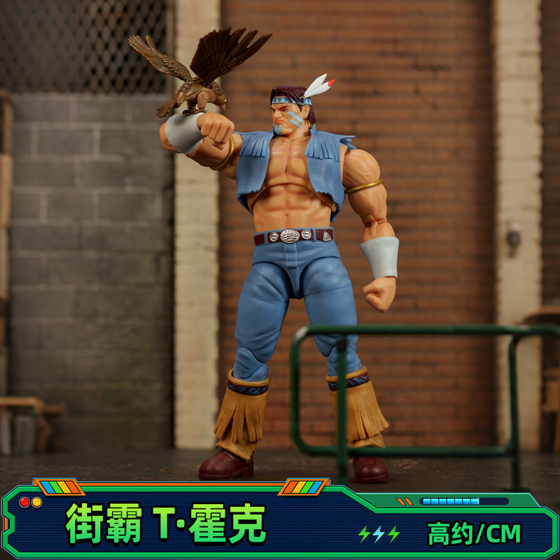 [Novo produto] JadaToys JadaToys Street Fighter 3/40 20 cm Boneca móvel T Hawk Boy Gift Fun Requintado Boneca personaliz