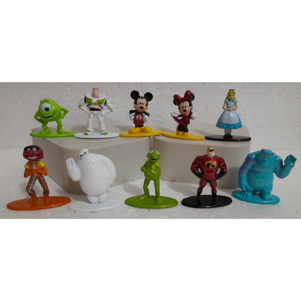 Bonecos em Miniatura da Coleção Disney Pixar Nano Metalfigs - JadaToys - 2017