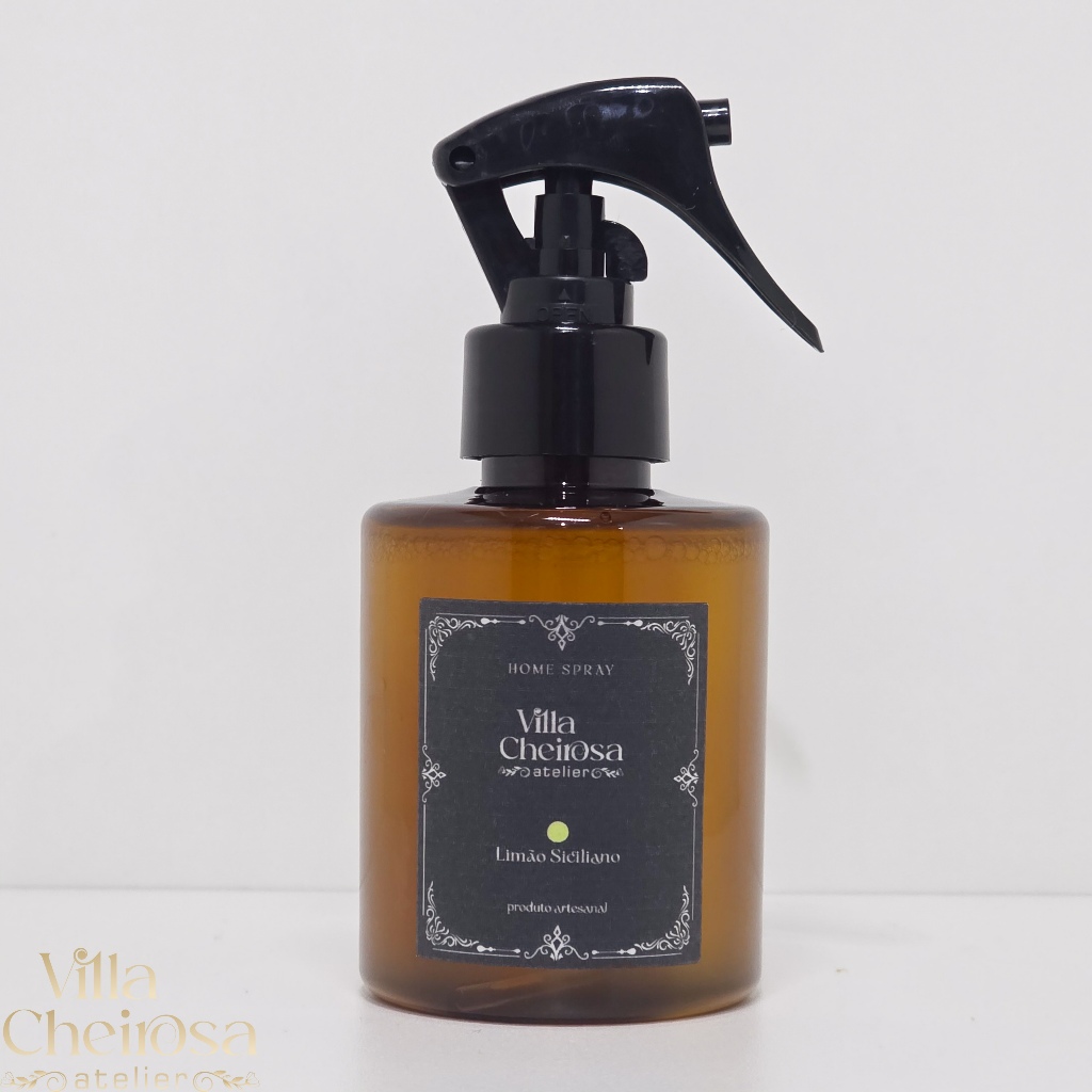 Home Spray Limão Siciliano - 180ml Ultra Concentrado Tira Odor Banheiro e Cozinha