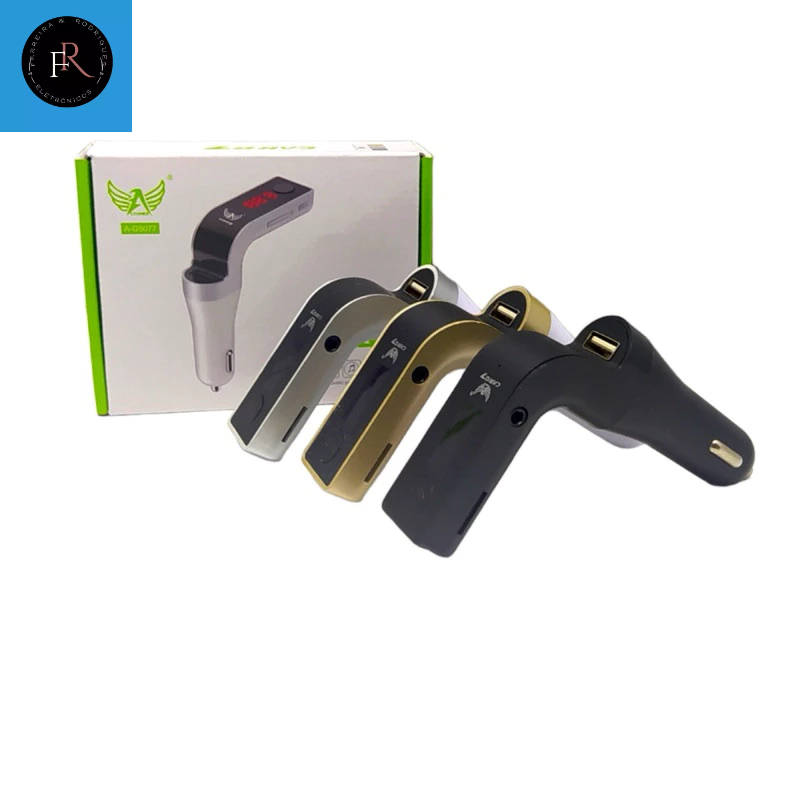Carregador Transmissor Veicular CARG7 - Bluetooth MP3 PenDrive P2 Tela DIGITAL Altomex A-G5077