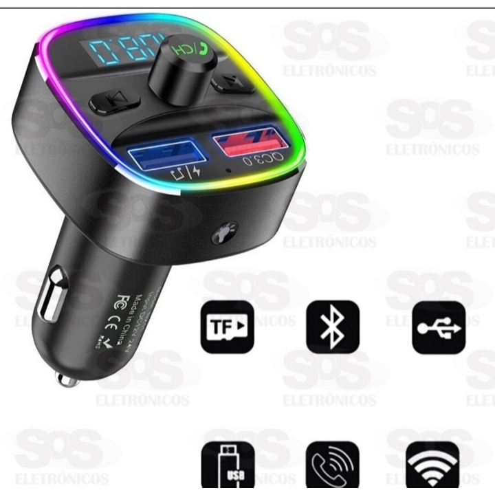 Carregador Transmissor Veicular 5.1A MP3 Player Bluetooth Altomex AL-C178 - Pensou em carregar , pensou Shopee