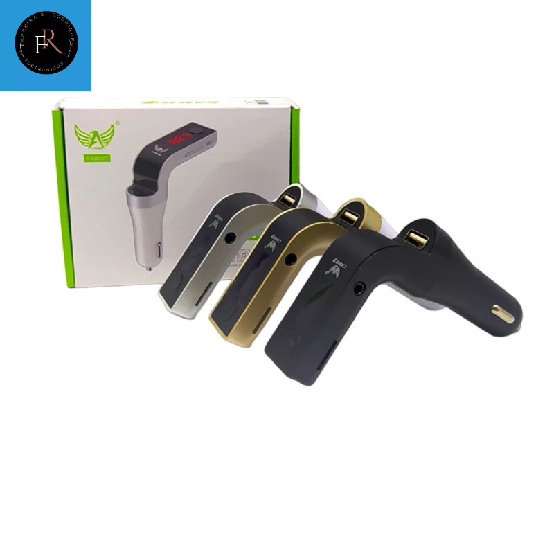 Carregador Transmissor Veicular CARG7 - Bluetooth MP3 PenDrive P2 Tela DIGITAL Altomex A-G5077
