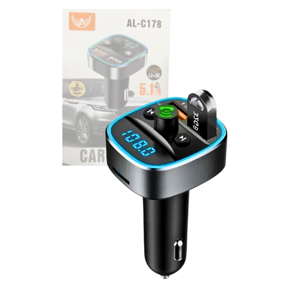 Carregador Transmissor Veicular 5.1A MP3 Player Bluetooth Altomex AL-C178