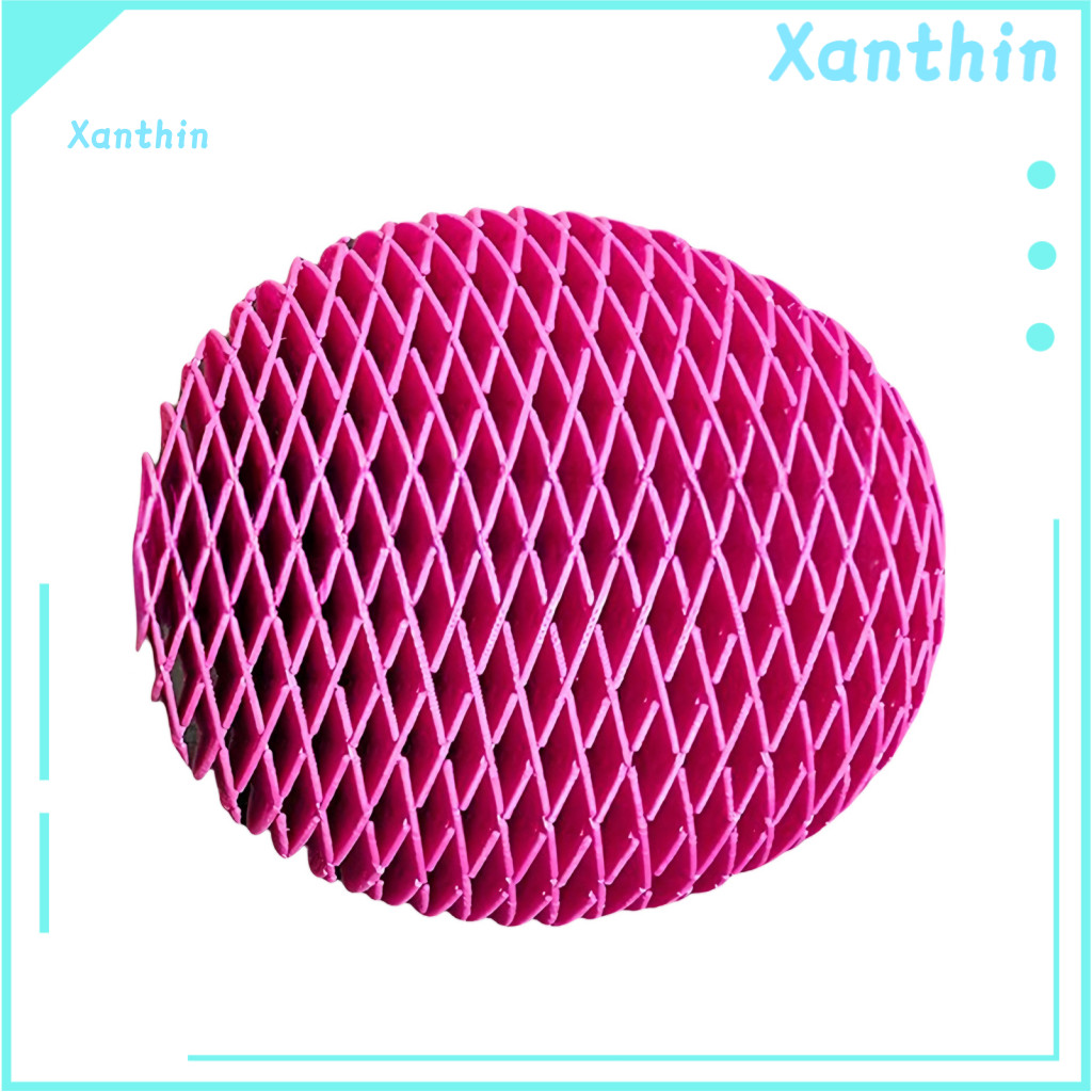 Relaxation Stress Ball Durable Relief Toy Transforming Rhombus Grid Portable Soft Tpr Anxiety Squeeze Textured Fidget Wo