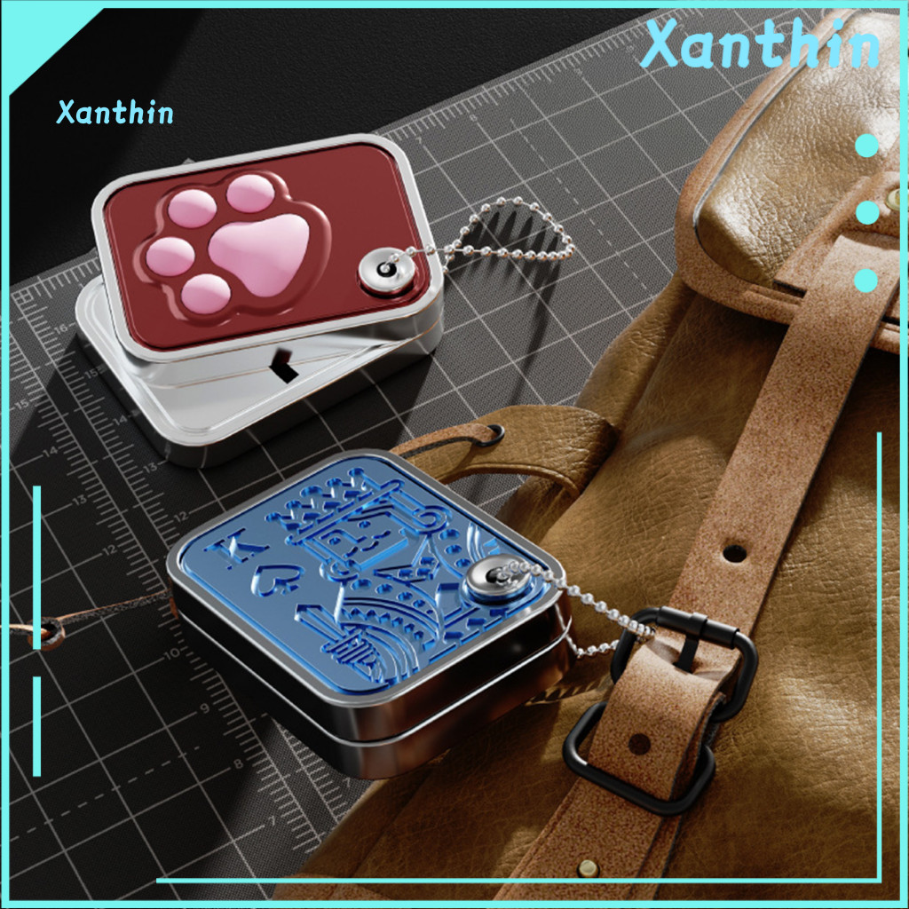 Travel Fidget Toy Cat Paw Slider – Portable Stress Anxiety Relief Textured Push Edc Spinner for Kids Teens Adults Pock