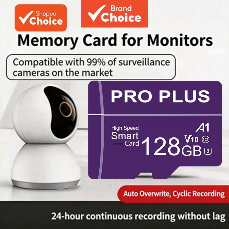 Cartão Micro SD à prova d'água de Alta Velocidade Classe 10, Cartão TF 128 GB, 64 GB, 32 GB, Ideal para Câmera, Dash Cam
