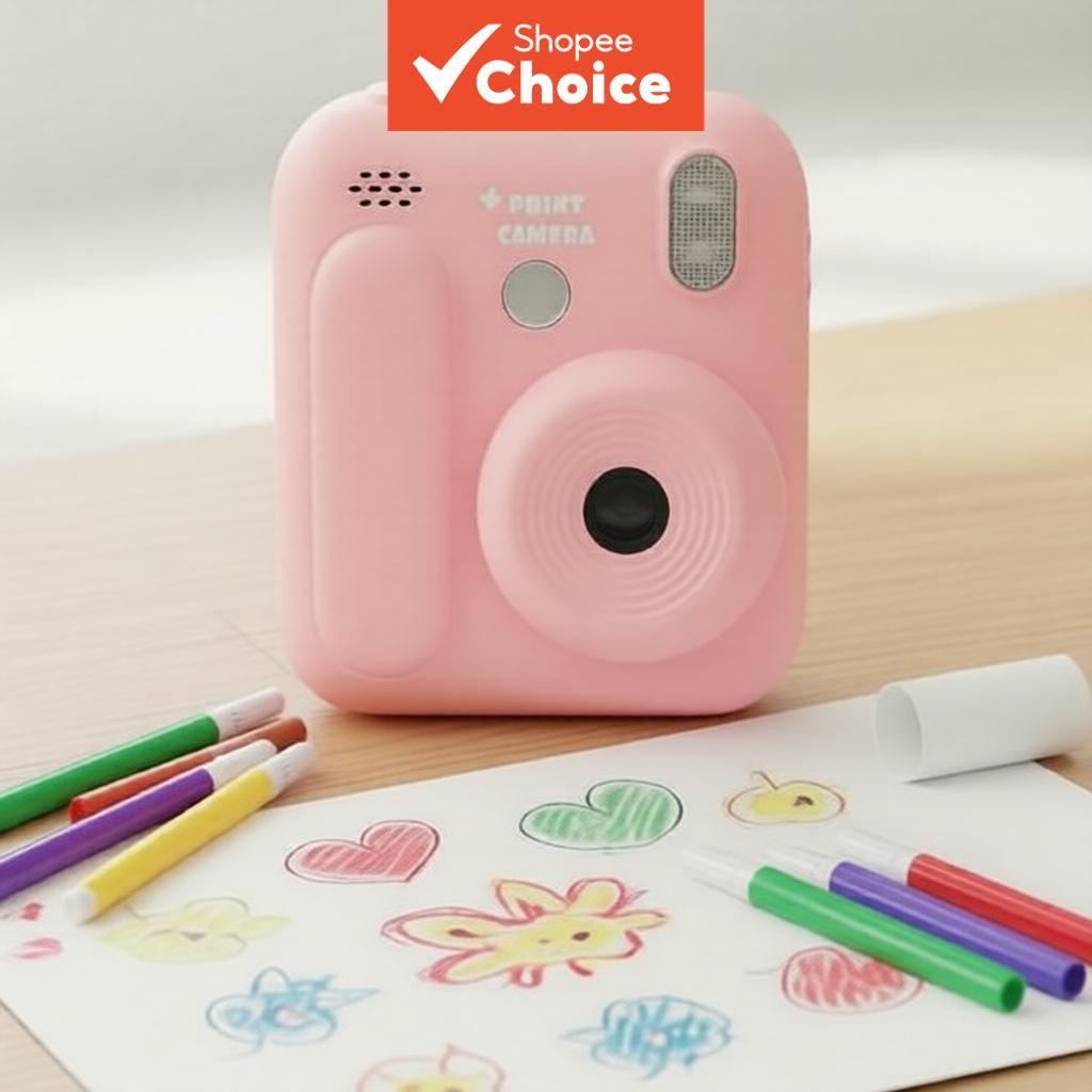 Câmera Instantânea Impressão Cam Criativo Compacto Dispositivo Digital Portátil Filme Foto Aventura Ao Ar Livre