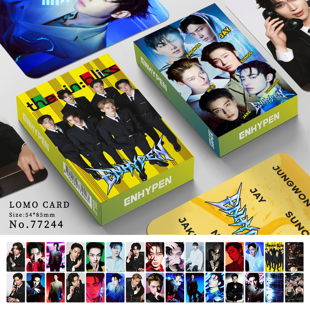 30 Cartões Postais Kpop Idol ENHYPEN THE SIN BLISS Ablum lomo Para Coleções De Fãs