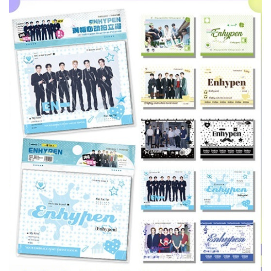 5-7pcs EN Lomo Cards THE SIN BLISS EVAN Ride Ou Die Broadcast VANISH JAPAN MAGAZINE Photocards HEESEUNG JUNGWON JAY JAKE