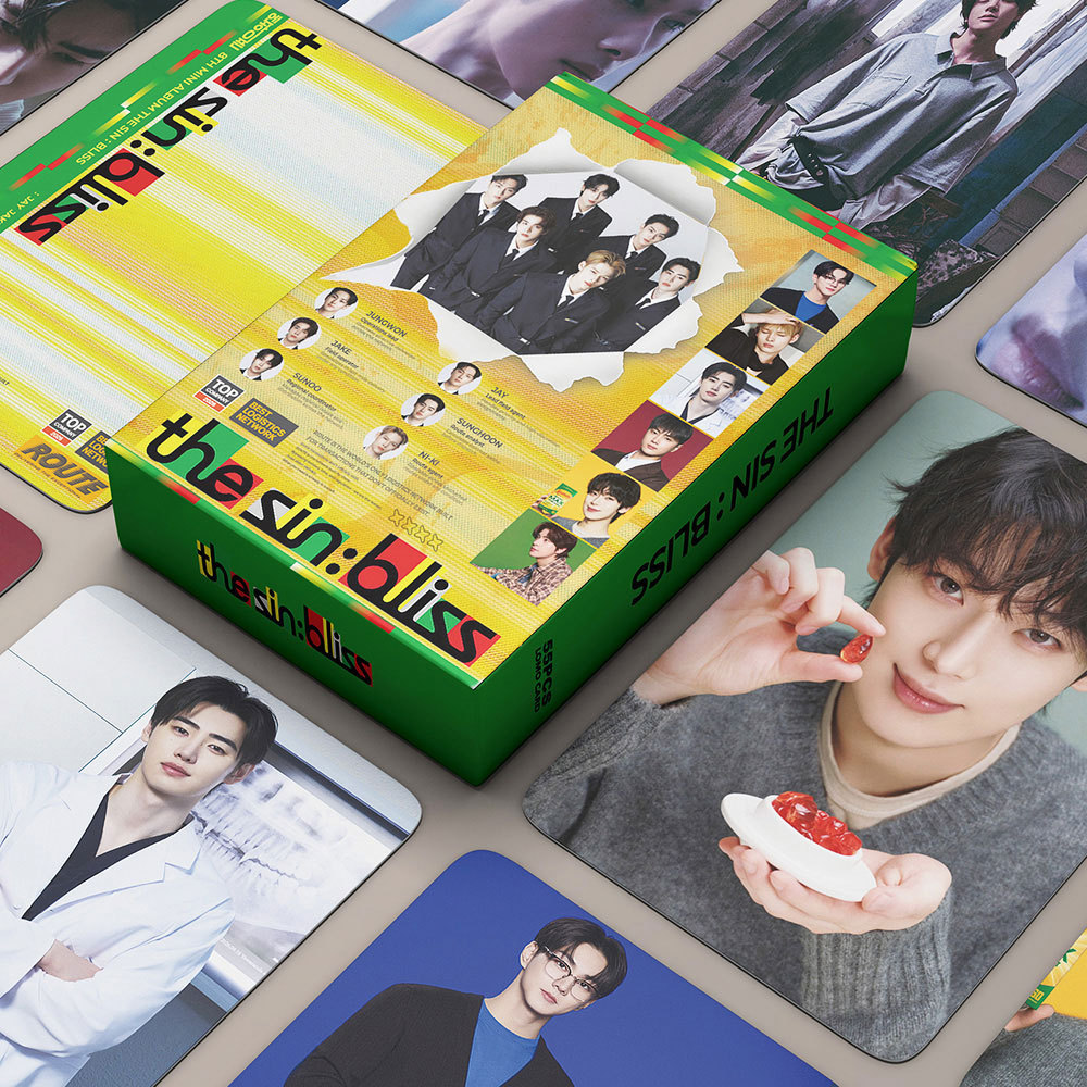 55pcs EN THE SIN BLISS Lomo Cards EVAN RIDE Ou Morre BLOOD SAGA O VANISH OUTSIDE YOI BAD DESIRE UNLEASH Photocards JAKE