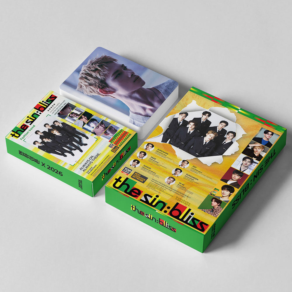 55pcs EN THE SIN BLISS Lomo Cards EVAN RIDE Ou Morre BLOOD SAGA O VANISH OUTSIDE YOI BAD DESIRE UNLEASH Photocards JAKE