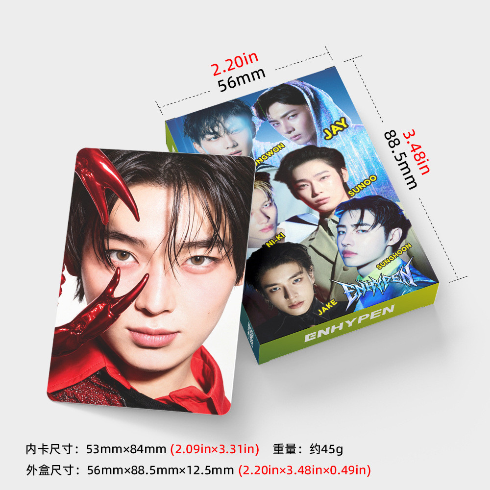 55pcs EN THE SIN BLISS Lomo Cards EVAN RIDE Ou Morre BLOOD SAGA O VANISH OUTSIDE YOI BAD DESIRE UNLEASH Photocards HEESE
