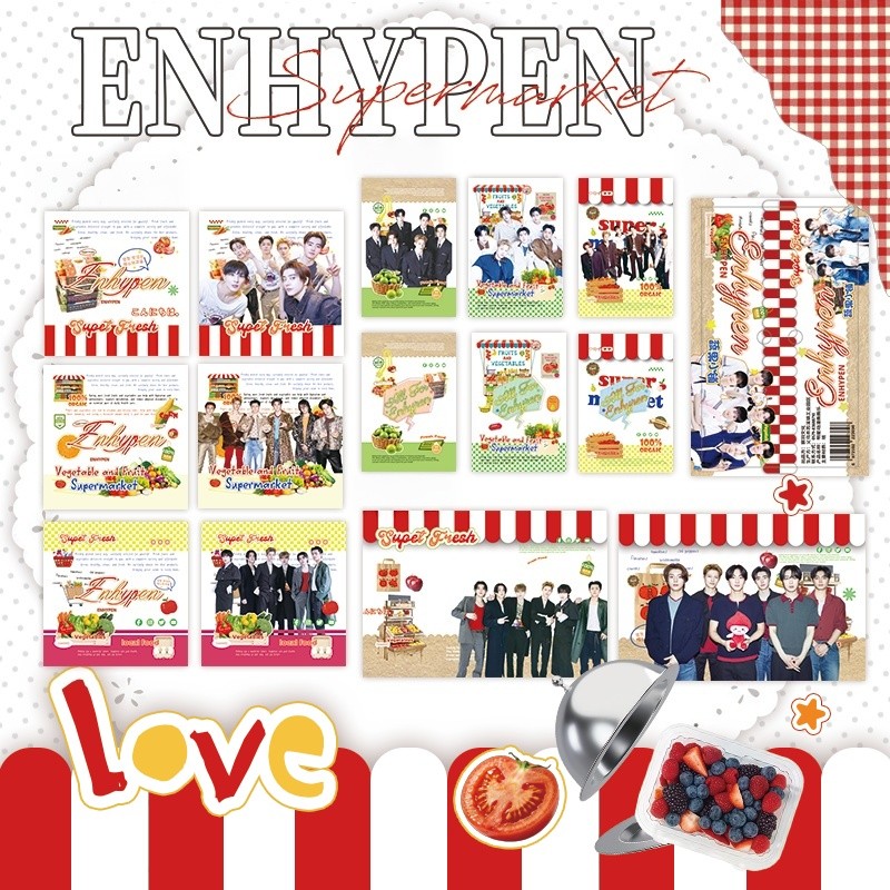 5-7pcs EN Lomo Cards THE SIN BLISS EVAN Ride Ou Die Broadcast VANISH JAPAN MAGAZINE Photocards HEESEUNG JUNGWON JAY JAKE