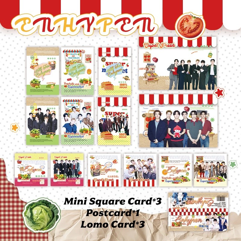 5-7pcs EN Lomo Cards THE SIN BLISS EVAN Ride Ou Die Broadcast VANISH JAPAN MAGAZINE Photocards HEESEUNG JUNGWON JAY JAKE