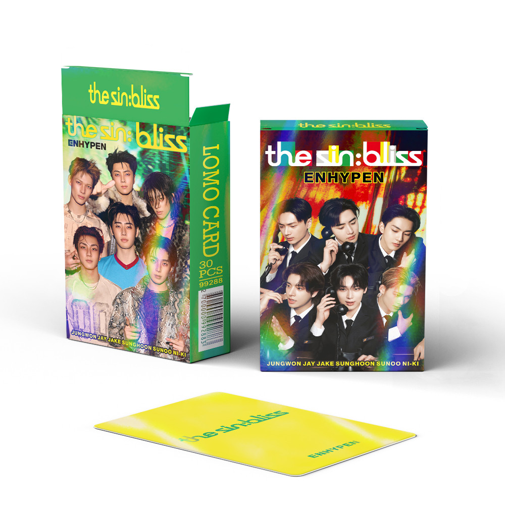 30-132pcs EN The SIN BLISS Lomo Cards Cosmic COMPLETE EDITION VANISH 8o Mini Álbum Adesivos Photocards NI-KI JUNGWON SUN