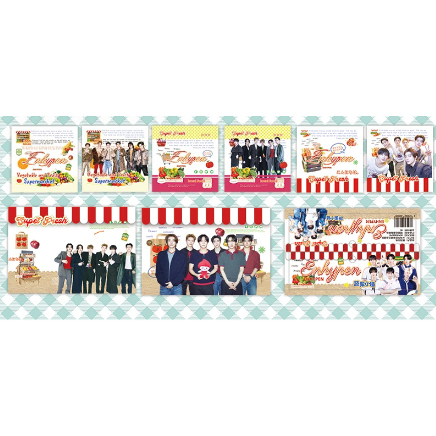5-7pcs EN Lomo Cards THE SIN BLISS EVAN Ride Ou Die Broadcast VANISH JAPAN MAGAZINE Photocards HEESEUNG JUNGWON JAY JAKE
