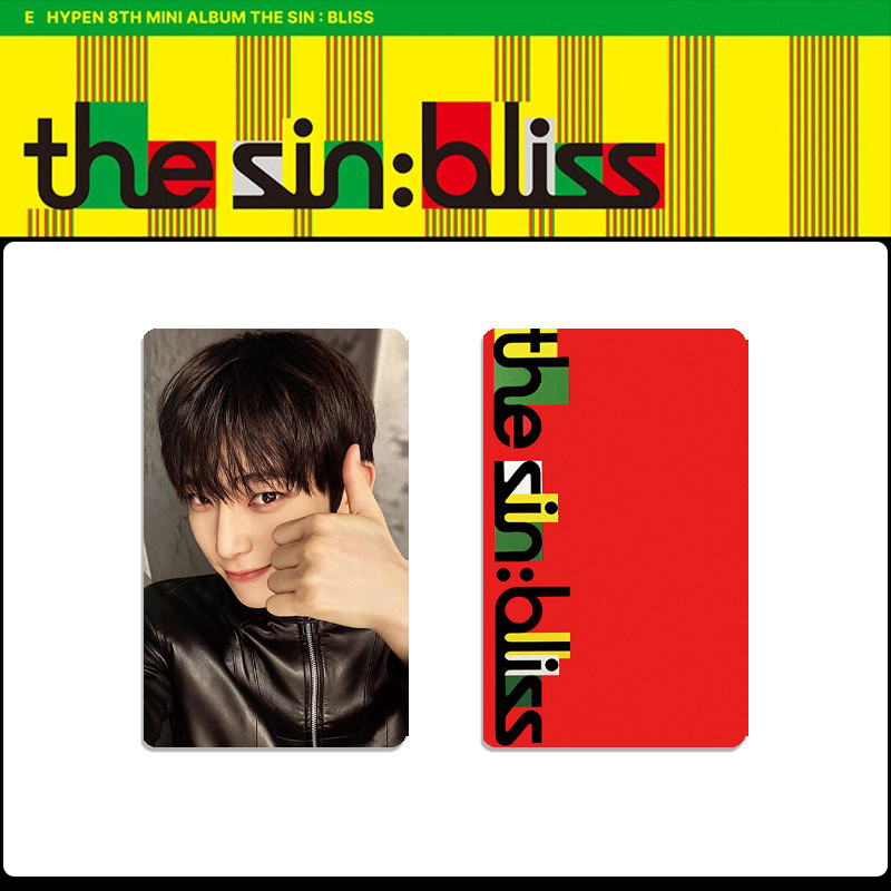 5-7pcs EN THE SIN BLISS Lomo Card EVAN Ride Ou Die Broadcast VANISH JAPAN MAGAZINE Photocards HEESEUNG JUNGWON JAY JAKE