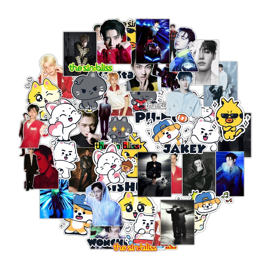 8-120pcs EN THE SIN BLISS Adesivos 7o mini Álbum Fita Bad DESIRE UNLEASH KPOP JUNGWON ROMANCE Intold Heeeseung SUNGHOON