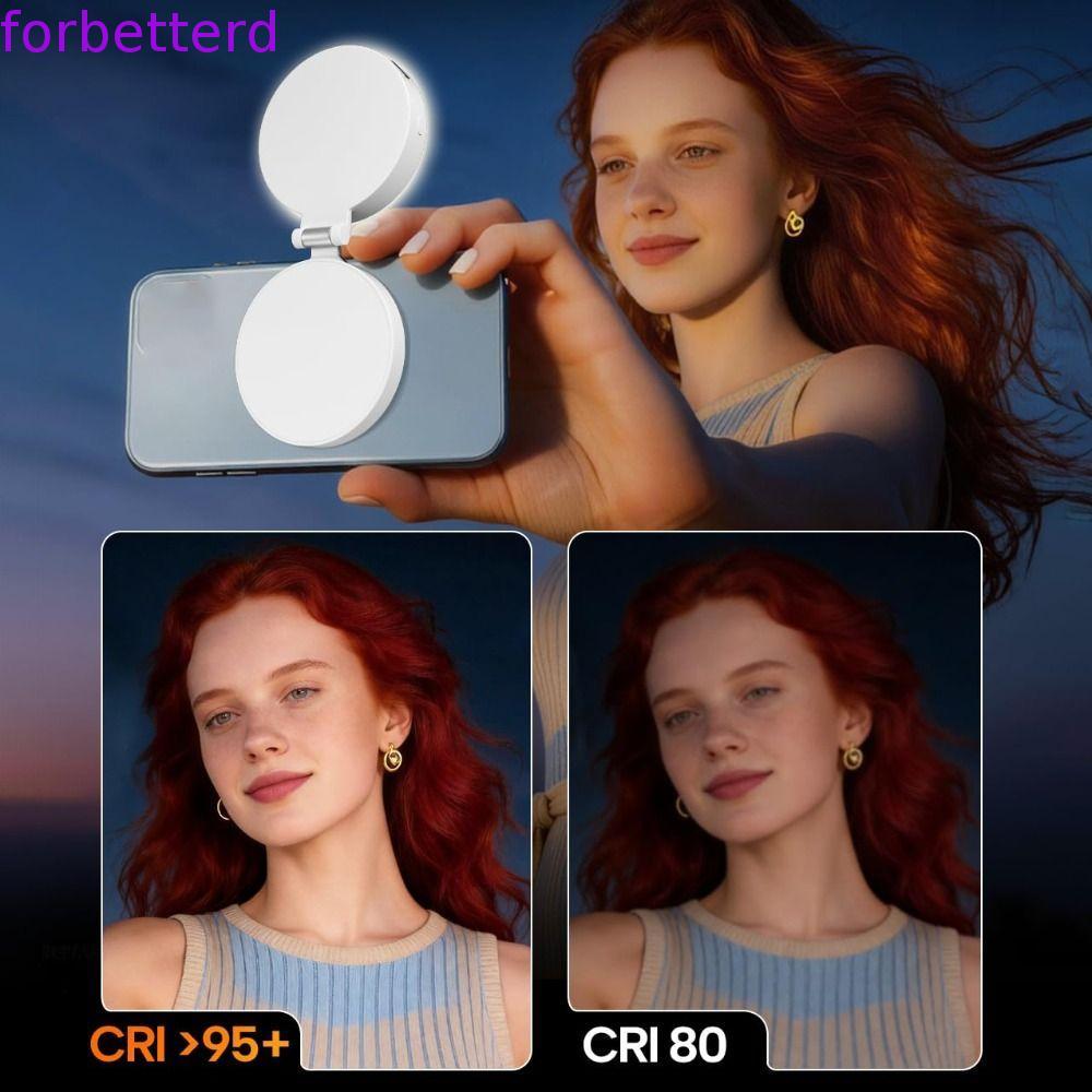 Luz De Preenchimento , Selfie Com Brilho Ajustável , Mini LED Removível Para