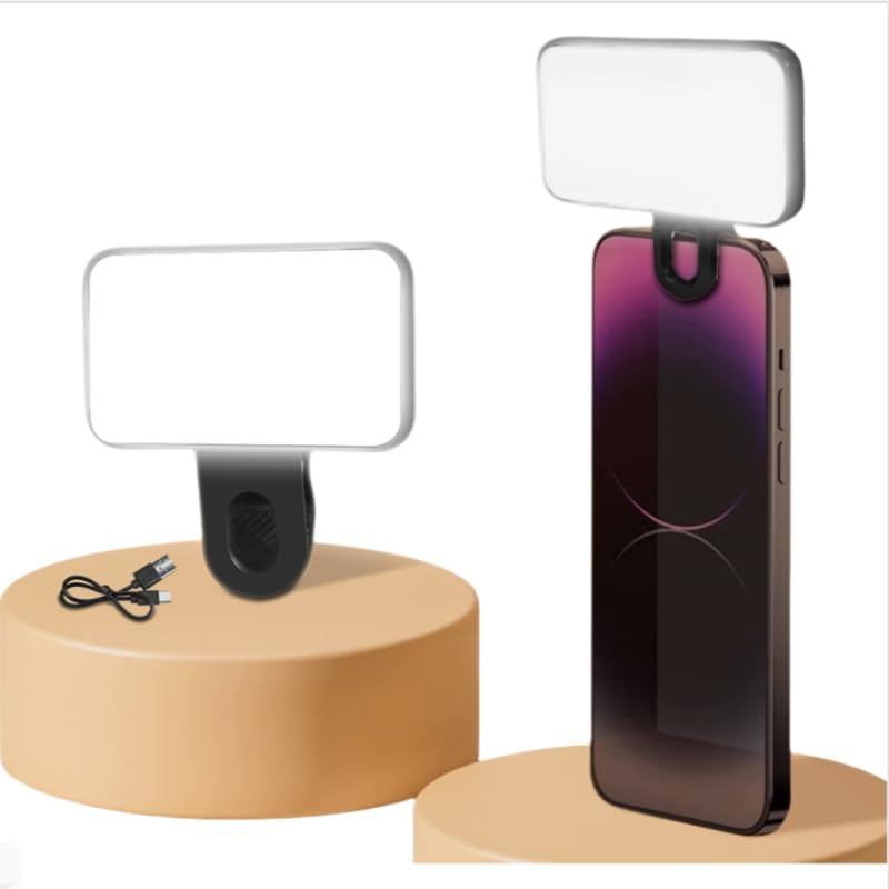 Mini Luz de Preenchimento Ajustável JZ USB com 3 Modos de Cor, Controle de Brilho, Luz LED Portátil para Fotografia, Maq