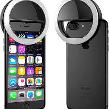 Mini Luz de Selfie 30 LEDs com Clip para Celular Tablet e Notebook com Três Modos de Brilho